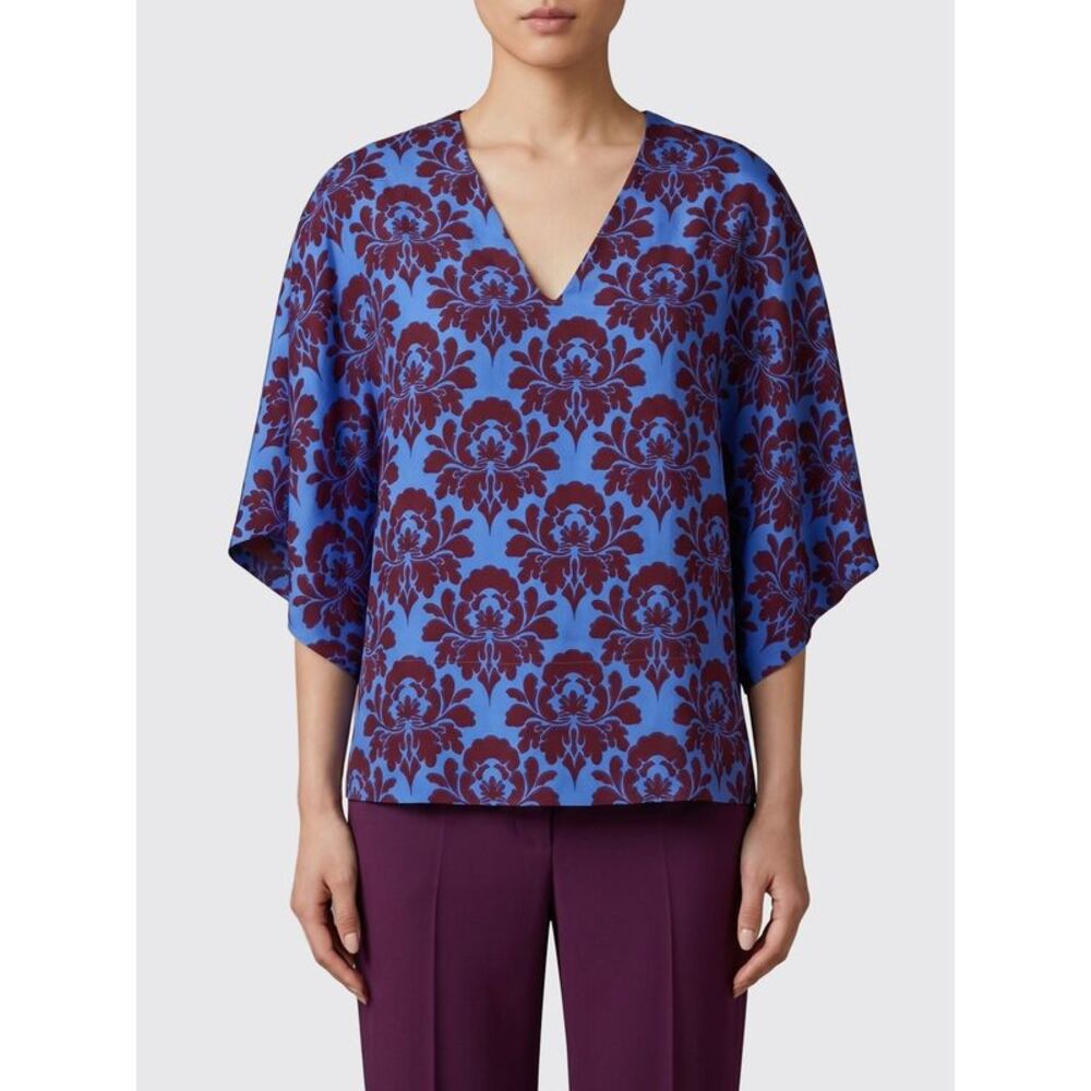 Alberto Biani Top Woman Gnawed Blue
